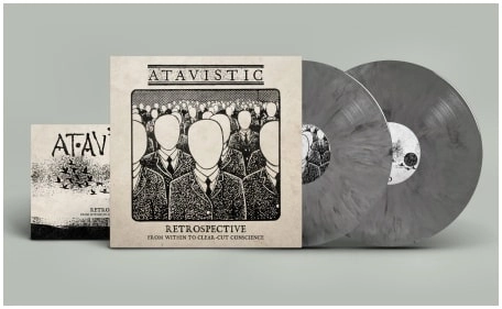 ATAVISTIC / RETROSPECTIVE - FROM WITHIN TO CLEAR-CUT CONSCIENCE (2LP/DIEHARD MARBLED GREY VINYL)