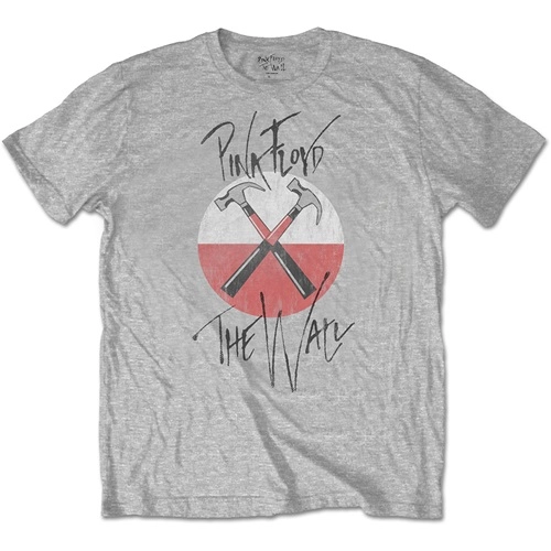 PINK FLOYD / ピンク・フロイド / THE WALL FADED HAMMERS LOGO / T-SHIRT / SIZE:S