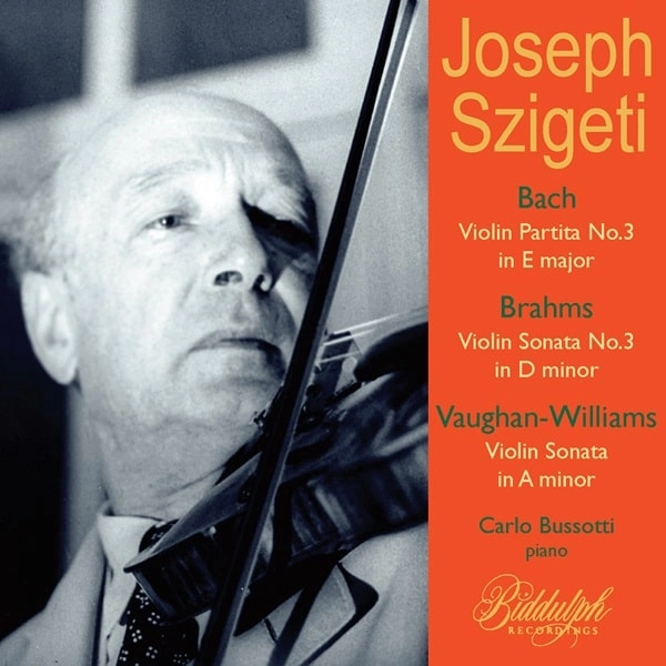 JOSEPH SZIGETI / ヨーゼフ・シゲティ / SEATTLE CONCERT 1955 - BACH,BRAHMS,V-WILLIAMS