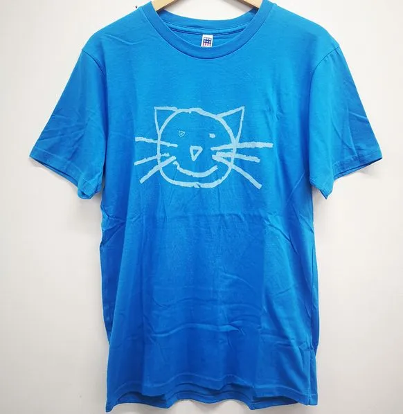 K RECORDS / K CLASSIC CAT SHIRT / BLUE(M)