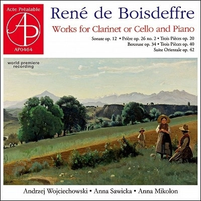 ANNA MIKOLON / アンナ・ミコロン / BOISDEFFRE: WORKS FOR CLARINET OR CELLO&PIANO