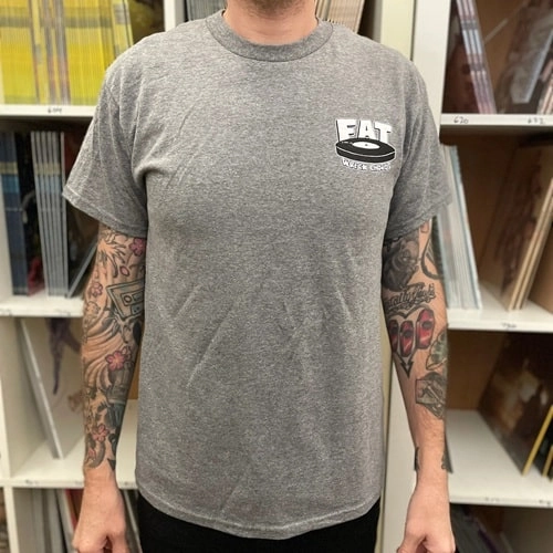 FAT WRECK CHORDS OFFICIAL GOODS / M/FAT LOGO T-SHIRT (GREY)