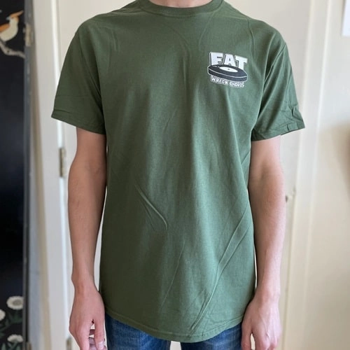FAT WRECK CHORDS OFFICIAL GOODS / XL/FAT LOGO T-SHIRT (GREEN)