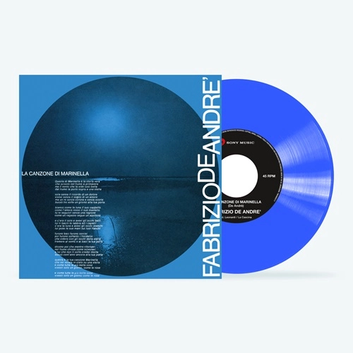 FABRIZIO DE ANDRE / ファブリツィオ・デ・アンドレ / LA CANZONE DI MARINELLA / AMORE CHE VIENI AMORE CHE VAI: BLUE COLOR VINYL
