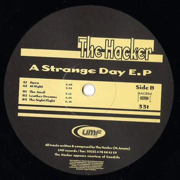 HACKER / ハッカー (TECHNO) / STRANGE DAY E.P