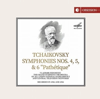 VLADIMIR FEDOSEYEV / ヴラディーミル・フェドセーエフ / TCHAIKOVSKY:SYMPHONY NO.4,5&6