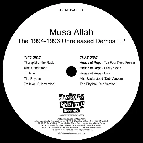 Musa Allah / 1994-1996 UNRELEASED DEMOS EP