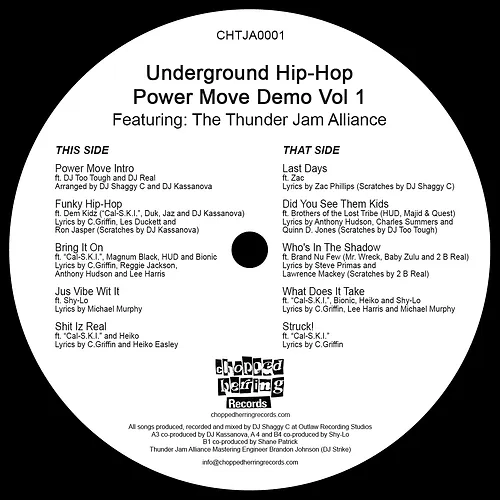 Thunder Jam Alliance / UNDERGROUND HIP HOP POWER MOVE 1