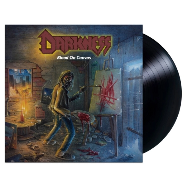 DARKNESS (from Germany) / BLOOD ON CANVAS<BLACK VINYL>