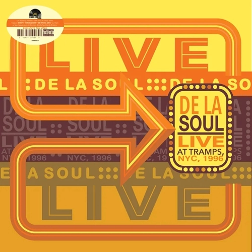 DE LA SOUL / LIVE AT TRAMPS, NYC, 1996 "LP" (TAN 140 GRAM VINYL, LIMITED, INDIE-EXCLUSIVE)