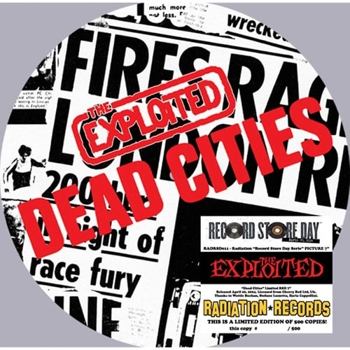 EXPLOITED / DEAD CITIES (7"/PICTURE DISC)