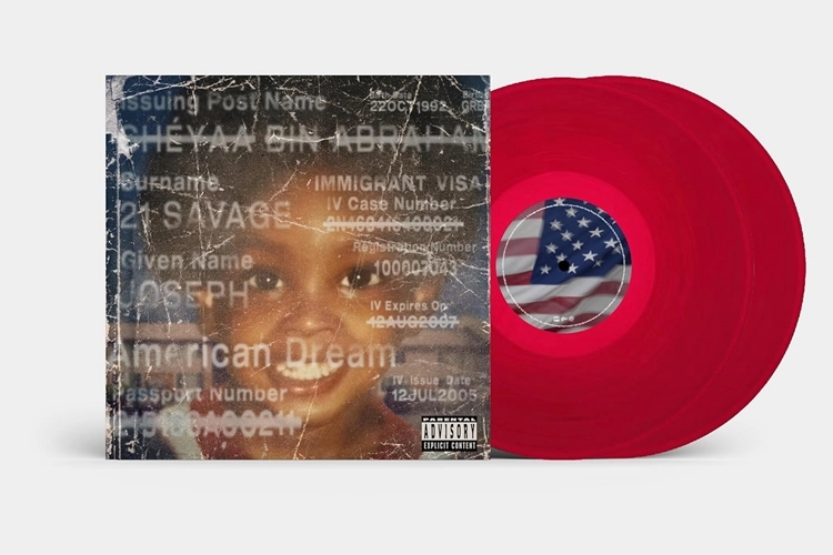 21 SAVAGE / AMERICAN DREAM "2LP" (RED VINYL)