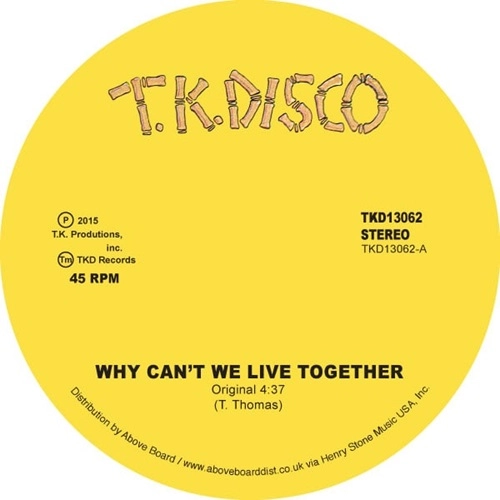 TIMMY THOMAS / ティミー・トーマス / WHY CAN'T WE LIVE TOGETHER (LATE NITE TUFF GUY REWORK) (使用禁止) / WHY CAN'T WE LIVE TOGETHER (LATE NITE TUFF GUY REWORK)