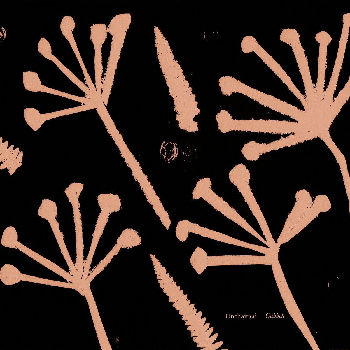UNCHAINED (NATHANIEL DAVIS) / GABBEH (LP, DOUBLE-SIDED INSERT, POSTCARD) / GABBEH (LP, DOUBLE-SIDED INSERT, POSTCARD) 