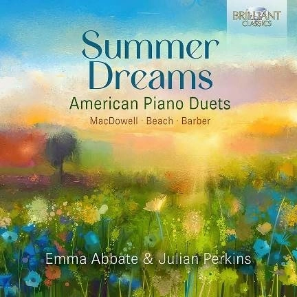 EMMA ABBATE & JULIAN PERKINS / エマ・アバーテ & ジュリアン・パーキンス / MACDOWELL/BEACH/BARBER:PIANO DUETS
