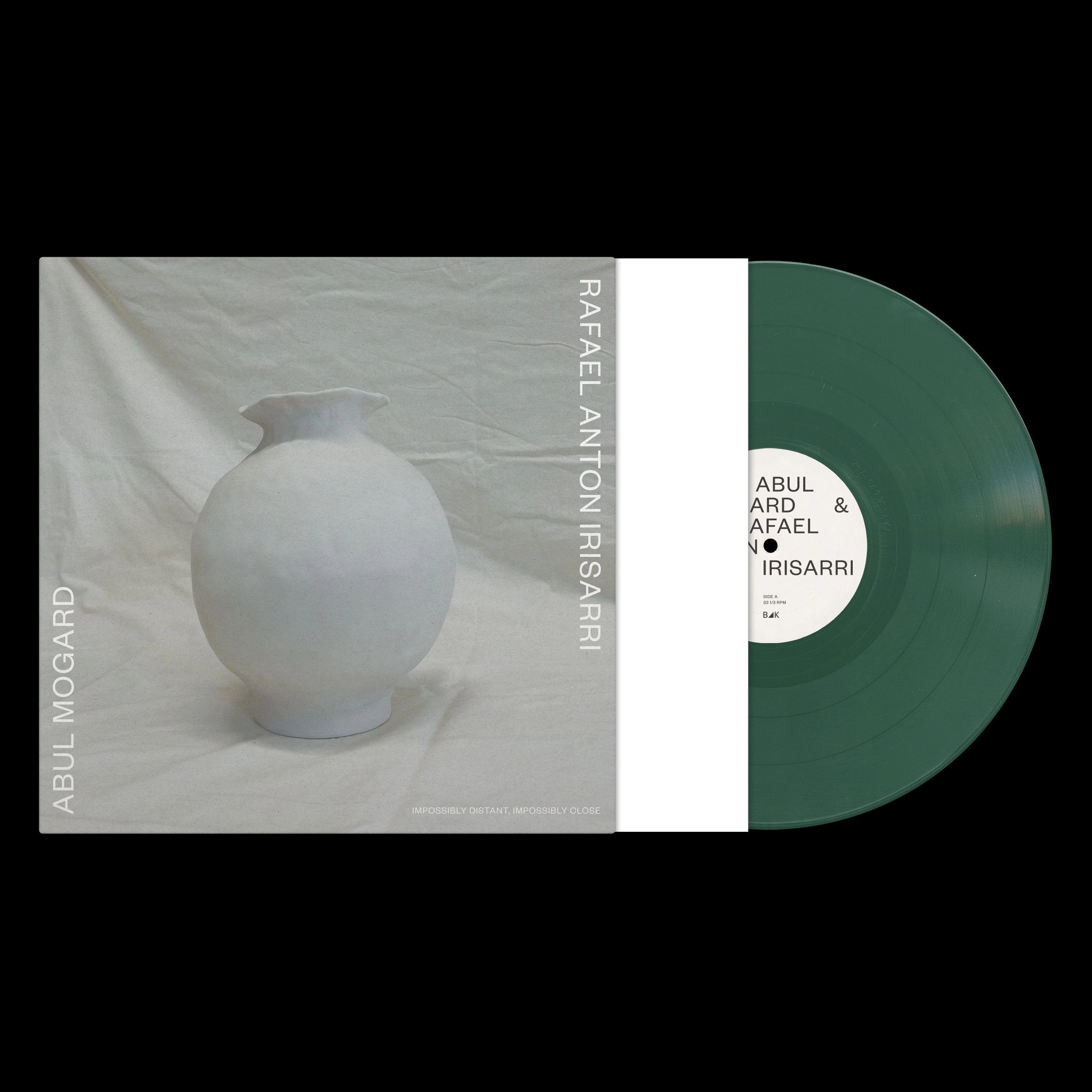 ABUL MOGARD & RAFAEL ANTON IRISARRI / IMPOSSIBLY DISTANT, IMPOSSIBLY CLOSE (LP - DARK GREEN)