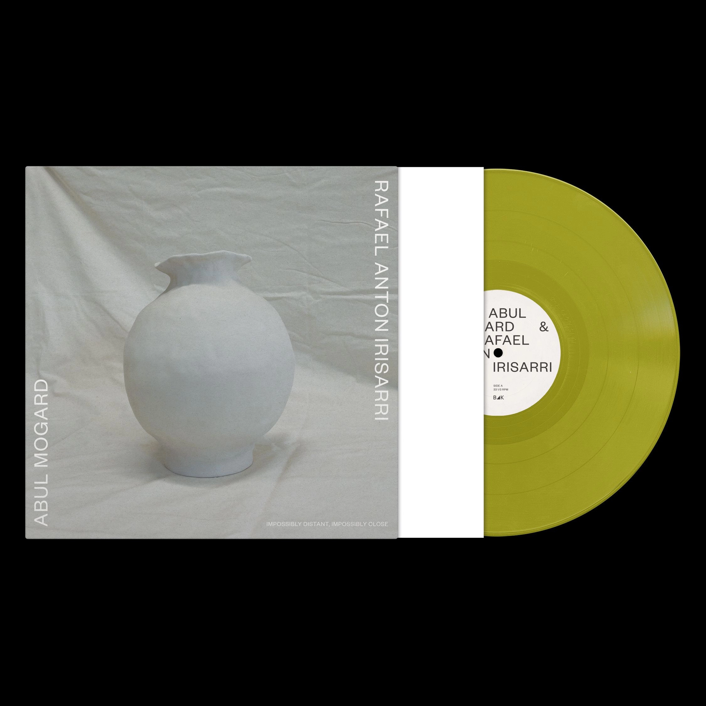 ABUL MOGARD & RAFAEL ANTON IRISARRI / IMPOSSIBLY DISTANT, IMPOSSIBLY CLOSE (LP - YELLOW GREEN)
