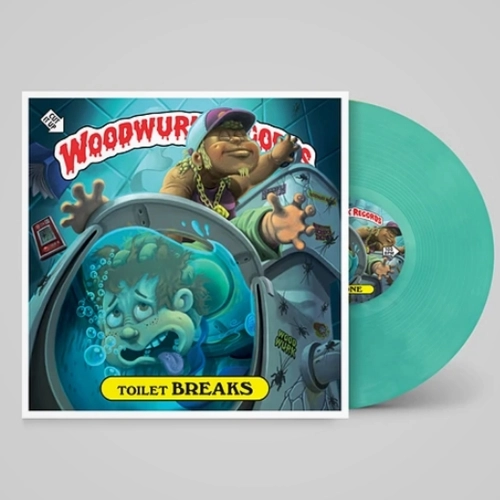 DJ WOODY / TOILET BREAKS "LP" (LIGHT BLUE VINYL)