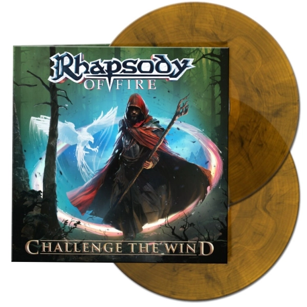 RHAPSODY OF FIRE (RHAPSODY) / ラプソディー・オブ・ファイア (ラプソディー) / CHALLENGE THE WIND<ORANGE BLACK MARBLED VINYL>
