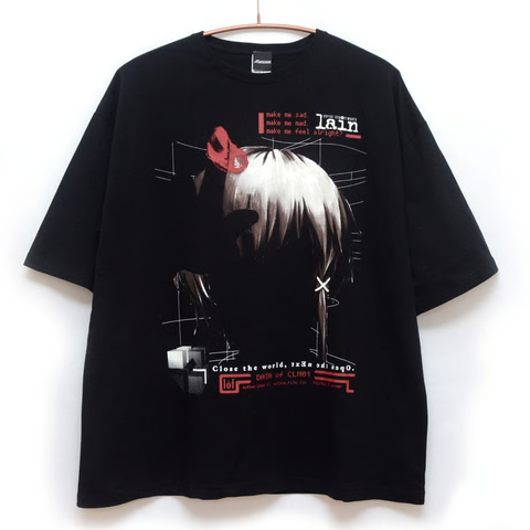 messa(JPN/APPAREL) / XL / BLACK / Blood Trail ビックシルエットTシャツ