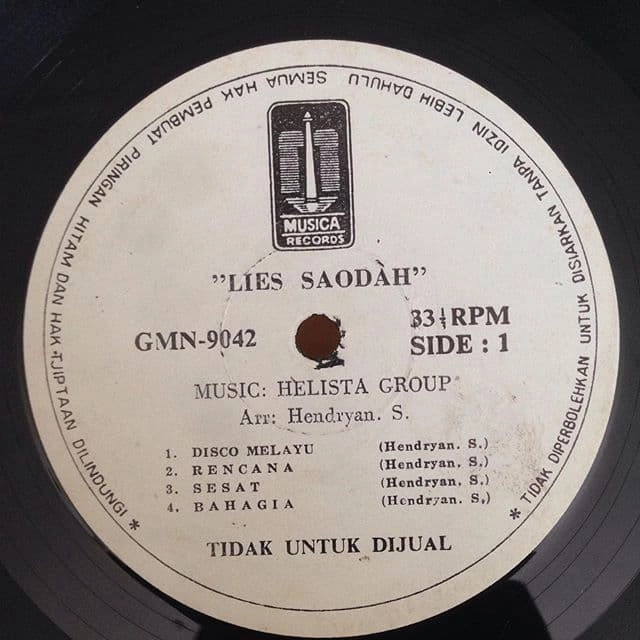 LIES SAODAH / DISCO MELAYU