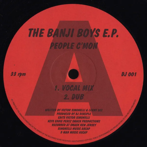 DJ DISCIPLE / BANJI BOYS E.P.