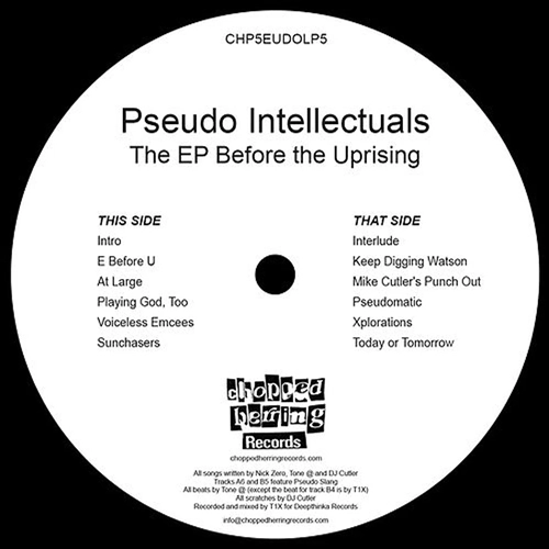 PSEUDO INTELLECTUALS / THE EP BEFORE THE UPRISING [2001-2003] (LP)
