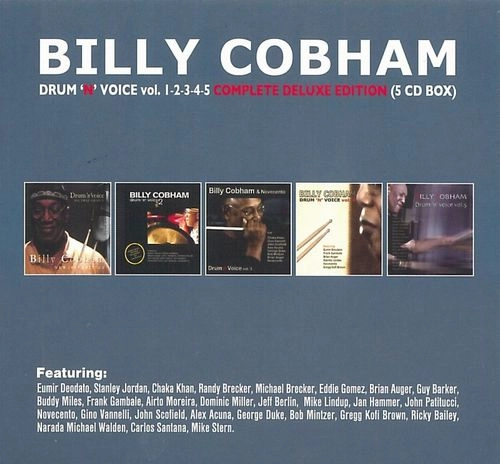 BILLY COBHAM / ビリー・コブハム / DRUM'N'VOICE,VOL.1-2-3-4-5 COMPLETE DELUXE EDITION (5 CD BOX)