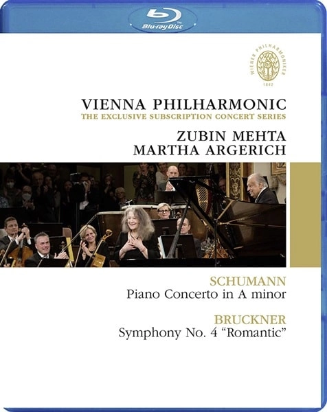 MARTHA ARGERICH / マルタ・アルゲリッチ / シューマン：ピアノ協奏曲/ブルックナー：交響曲第4番 (BD)