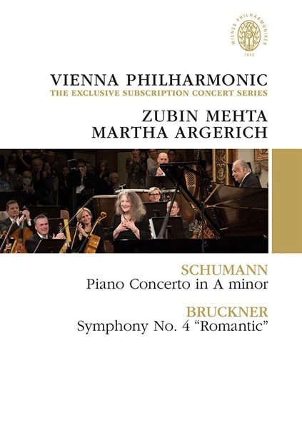 MARTHA ARGERICH / マルタ・アルゲリッチ / シューマン：ピアノ協奏曲/ブルックナー：交響曲第4番 (DVD)