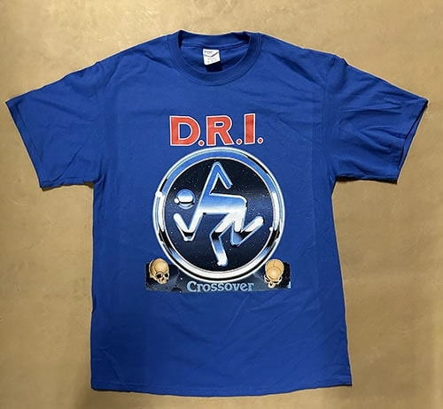 D.R.I. / ディーアールアイ / XL/CROSSOVER TEE (ROYAL BLUE)
