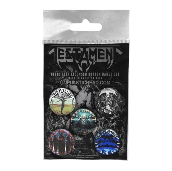 TESTAMENT / テスタメント / TESTAMENT BUTTON BADGE SET