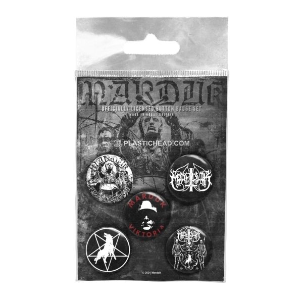 MARDUK / マルドゥク (マーダック) / MARDUK BUTTON BADGE SET