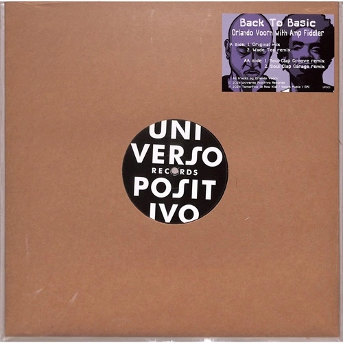 ORLANDO VOORN & AMP FIDDLER / オーランド・ブーン&アンプ・フィドラー / BACK TO BASIC
