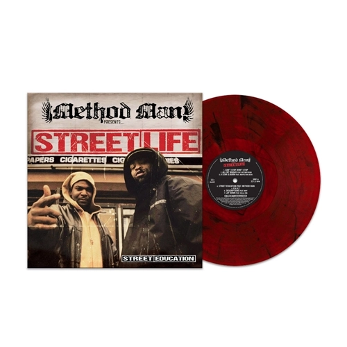 METHOD MAN PRESENTS STREET LIFE / STREET EDUCATION (LP) (RED MARBLE VINYL)