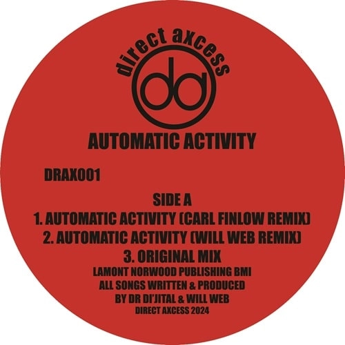 DR DI'JITAL / AUTOMATIC ACTIVITY EP (CARL FINLOW & WILL WEBB REMIX)