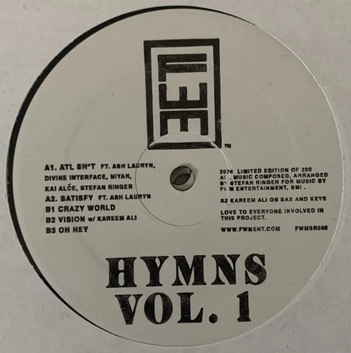 STEFAN RINGER / ステファン・リンガー / HYMNS VOLUME 1