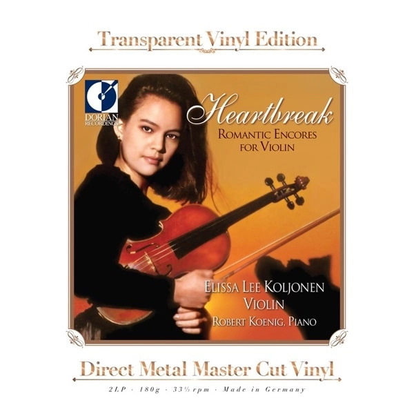 ELISSA LEE KOLJONEN / エリッサ・リー・コルホネン / HEARTBREAK ROMANTIC ENCORES FOR VIOLIN (2LP)