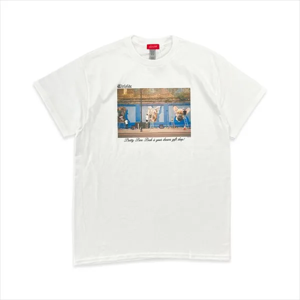 Girlside / Girlside × Pretty Pure Peak DOG T-SHIRTS (M)