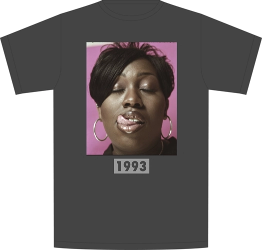 MISSY ELLIOTT / ミッシー・エリオット / 1993 EAST MISSY TEE (VINTAGE BLACK) (L)