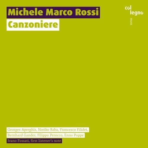 MICHELE MARCO ROSSI / ミケーレ・マルコ・ロッシ / CANZONIERE SOLO CELLO WORKS