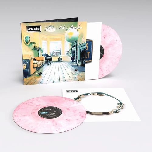 OASIS / オアシス / DEFINITELY MAYBE (30TH ANNIVERSARY EDITION) (PINK & WHITE MARBLE VINYL)