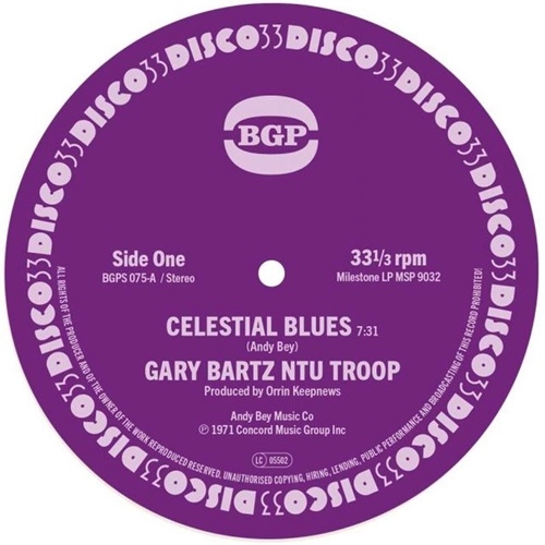 GARY BARTZ / ゲイリー・バーツ / CELESTIAL BLUES / GENTLE SMILES