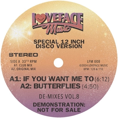 LOVEFACE / DE-MIXES: VOL 8