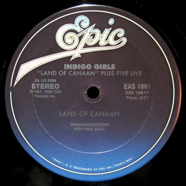 INDIGO GIRLS / インディゴ・ガールズ / "LAND OF CANAAN" PLUS FIVE LIVE