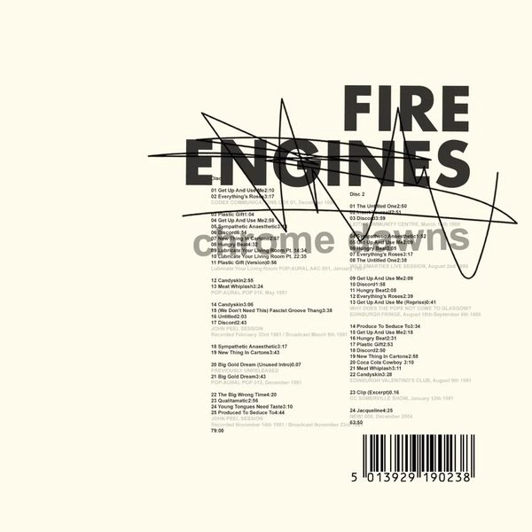 FIRE ENGINES / ファイア・エンジンズ / CHROME DAWNS 2LP VINYL EDITION