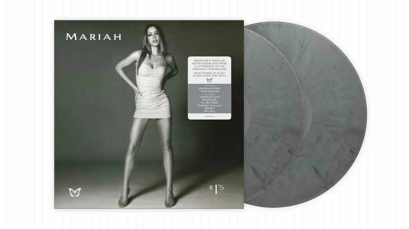 1'S (METALLIC SILVER AND BLACK SWIRL VINYL) / MARIAH CAREY