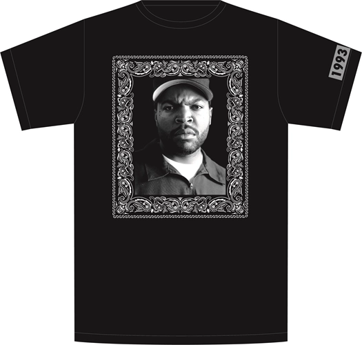 ICE CUBE / アイス・キューブ / 1993 WEST CUBE TEE (BLACK) (L)