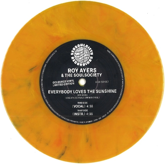 ROY AYERS & THE SOULSOCIETY / EVERYBODY LOVES THE SUNSHINE (COLOR VINYL)