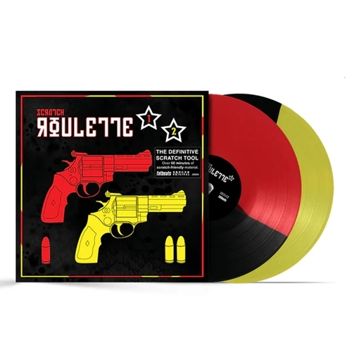 DJ JS-1 / SCRATCH ROULETTE 1 & 2 (2LP) -SPLIT COLORED VINYL)